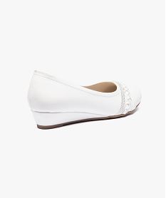 ballerines avec brides fantaisie et talon compense blanc standard7015301_4