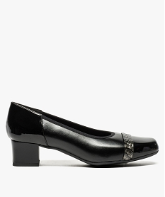 GEMO Escarpins femme confort à petit talon noir standard