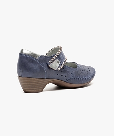 chaussures confort a bride et talon bleu escarpins7016701_4