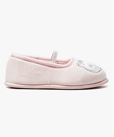 GEMO Chaussons ballerines chat Rose