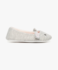 GEMO Chaussons forme souris Gris