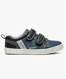 baskets basses bleues a scratch bleu chaussures basses7044001_1