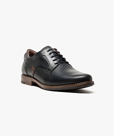 derbies cuir lisse bleu7056101_2