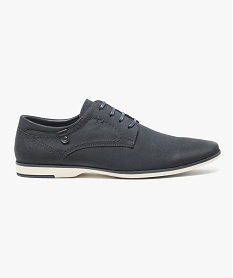 derbies unis au toucher doux bleu7057101_1