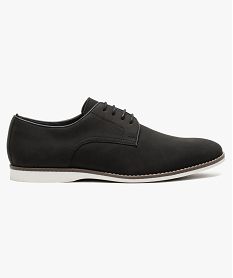 ROBE PEAU DE BETE CHAUSSURE PLAT NOIR