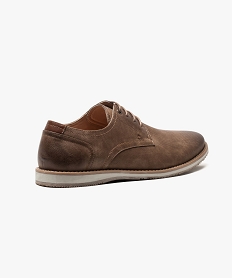 derbies aspect cuir brun7058801_4