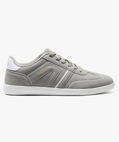 GEMO Tennis homme en suédine avec détails contrastants Gris