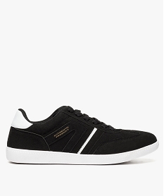 GEMO Tennis homme en suédine avec détails contrastants noir standard