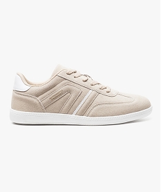 GEMO Tennis homme en suédine avec détails contrastants Beige