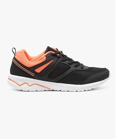 GEMO Baskets de running fluo orange chine