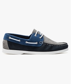 chaussures bateau tricolores dessus cuir velours multicolore mocassins et chaussures bateaux7069501_1