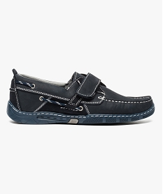 mocassin bateau en cuir a scratch bleu7070801_1