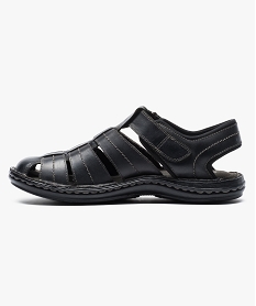 sandales en cuir doublees neoprene noir sandales et nu-pieds7072801_3