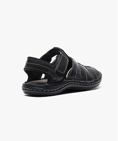 sandales en cuir doublees neoprene noir sandales et nu-pieds7072801_4