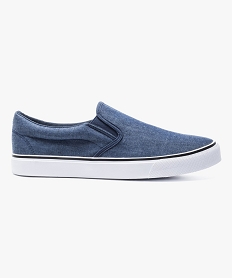 GEMO Tennis Slip-on effet denim bleu standard
