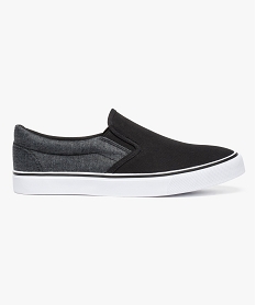 GEMO Tennis Slip-on effet denim noir standard