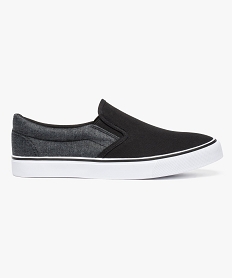 GEMO Tennis Slip-on effet denim Noir