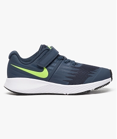 GEMO Baskets running lacets et scratchs - Nike Star Runner Bleu