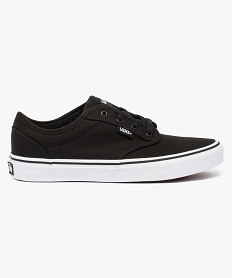 tennis basses garcon en toile a lacets - vans atwood canvas noir7084601_1