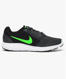 GEMO Baskets running en mesh à scratch - Nike Revolution 3 vert standard