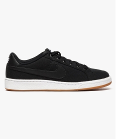 tennis blanches en toile - nike court royale canvas noir7094701_1