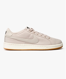 GEMO Tennis basses en toile à semelle contrastante - Nike Court Royale Canvas beige standard