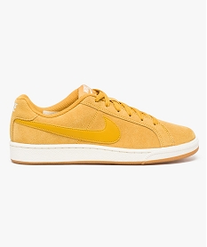 GEMO Baskets en cuir - Nike Court Royale Suede jaune standard