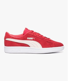 GEMO Baskets basses tricolores en cuir - Puma Rose