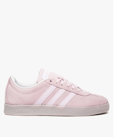 GEMO Baskets femme dessus cuir suédé - Adidas VL Court 2.0 Rose