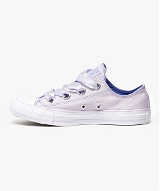 tennis basse a lacets satines - converse chuck taylor rose7101701_3