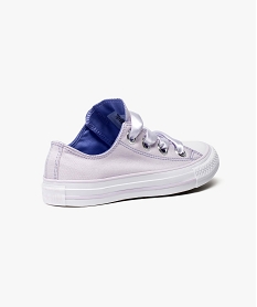 tennis basse a lacets satines - converse chuck taylor rose7101701_4
