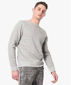 sweat molleton col rond gris7102101_1