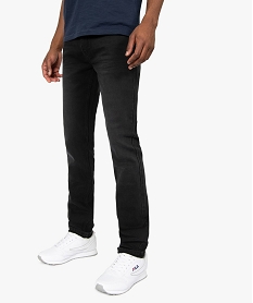 GEMO Jean homme coupe slim Noir