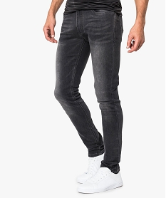 GEMO Jean homme coupe slim Gris