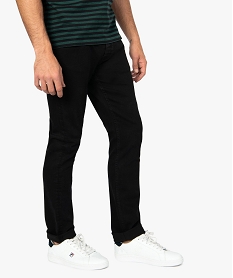 jean homme straight stretch 5 poches noir jeans straight7106501_1