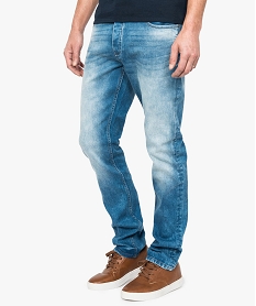 jean homme straight stretch 5 poches bleu7106801_1