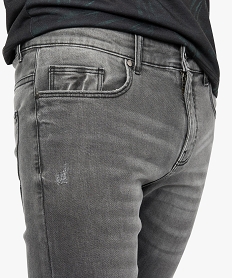 jean homme skinny delave avec plis sur les hanches gris jeans7107001_2