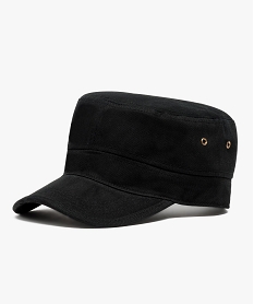 casquette army en coton unie noir7108901_1