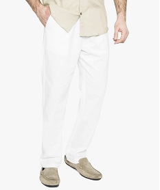 COMBI AOP PANTALON BLANC