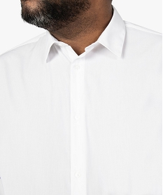 chemise homme a manches courtes et repassage facile blanc chemise manches courtes7115301_2