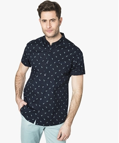 chemise a manches courtes avec motifs toucans imprime7116801_1