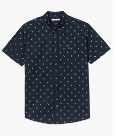 chemise a manches courtes avec motifs toucans imprime chemise manches courtes7116801_4