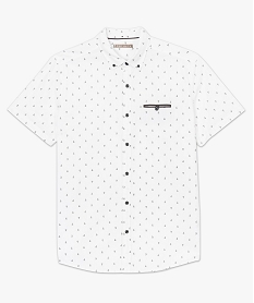 chemise a manches courtes avec motifs bateaux imprime chemise manches courtes7116901_4