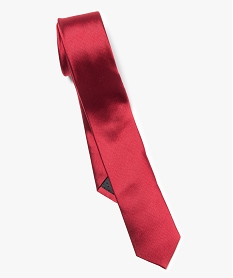 cravate unie pour homme rouge7120601_2