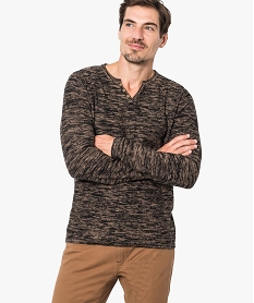 PULL DARK NAVY PULL CAMEL