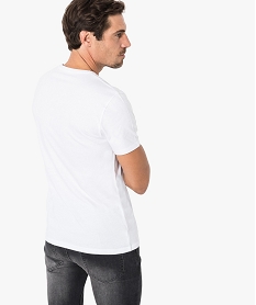 tee-shirt a manches courtes avec poche poitrine blanc tee-shirts7132201_3