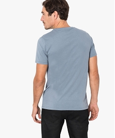 tee-shirt a manches courtes avec poche poitrine bleu7132301_3