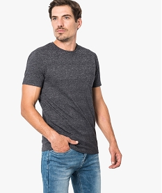 GEMO Tee-shirt à manches courtes avec poche poitrine gris standard