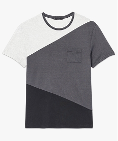 tee-shirt manches courtes graphiques gris tee-shirts7132701_4