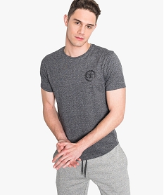 PULL ECRU TEE-SHIRT GRIS